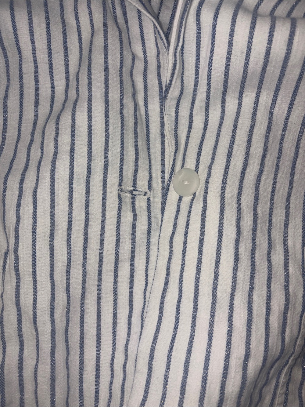 Chico's Striped Linen Stretch Blazer Size 4 (XXL) $149 - Picture 12 of 12